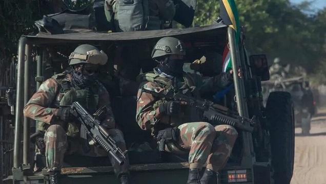 South Africa National Defence Forces soldiers