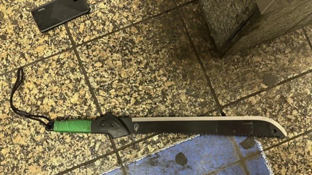 New York Grand Central station machete