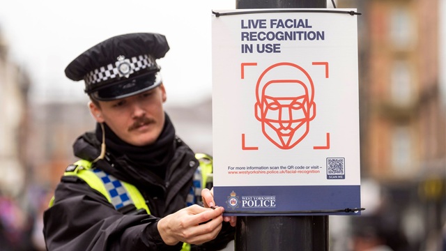 facial recognition in use poster