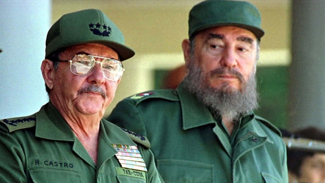 Raul and Fidel Castro