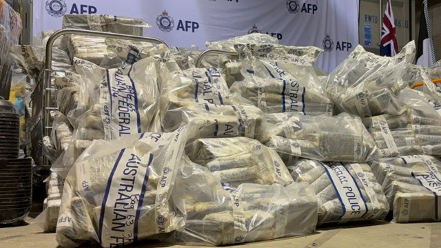 Australia largest ever cocaine bust