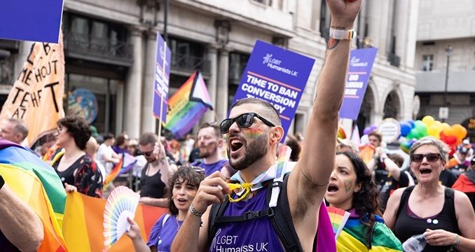 Conversion therapy protest
