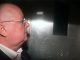 Peter Murrell inside the prison van