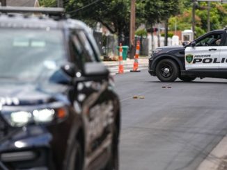 scene in Houston after ICE shooting