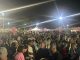 Birmingham European Athletics Championships crowd waiting for transport