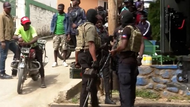 Haiti security operations in Kenscoff