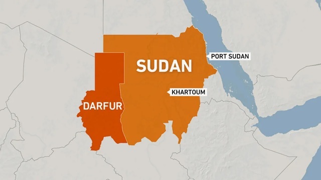 Sudan Darfur map