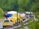 scene of fatal crash on A66