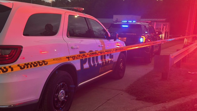 Baltimore Maryland police at Leon Day Park shooting