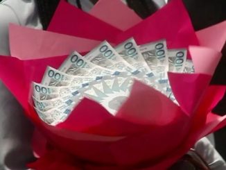 Ghanaian money bouquet