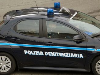 Police vehicle in Brescia Italy