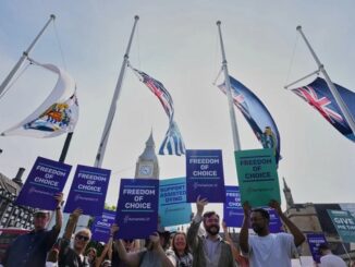 assisted dying freedom of choice protesters