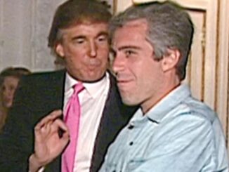 Donald Trump and Jeffrey Epstein in 1992