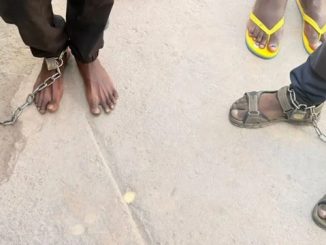 South Africa patients in chains